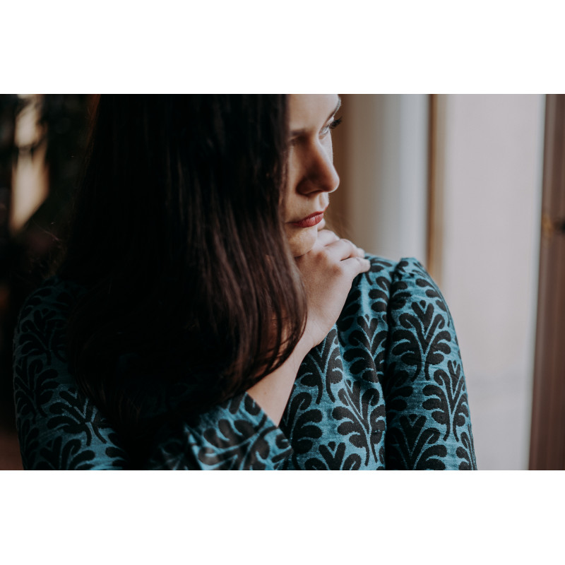 Abito "Spontanea" in damascato di... Abito "Spontanea" in damascato di...