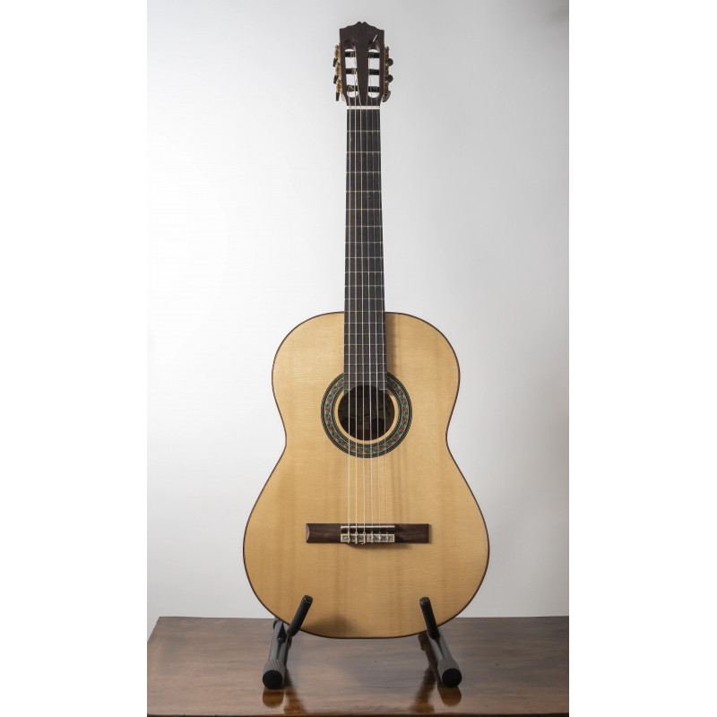 Solid wood classical guitar -...