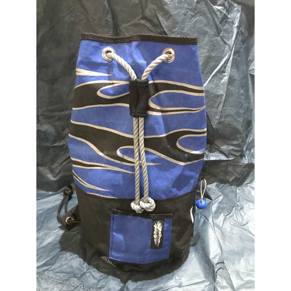 SHANGPIN Sac à Dos à Dos pour Femme Sac à bandoulière Personnalité Zipper Bandoulière,Blue 