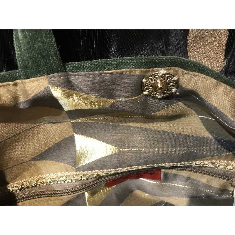 Borsa Teodora in velluto verde... Borsa Teodora in velluto verde...