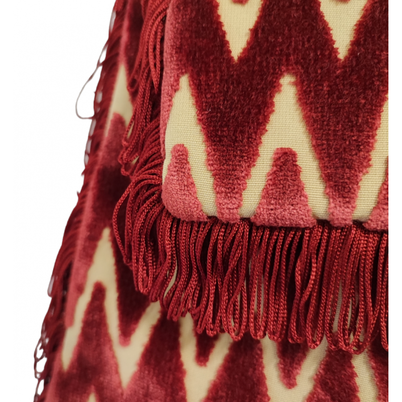 Borsa "ZigZag" in velluto (tessuto... Borsa "ZigZag" in velluto (tessuto...