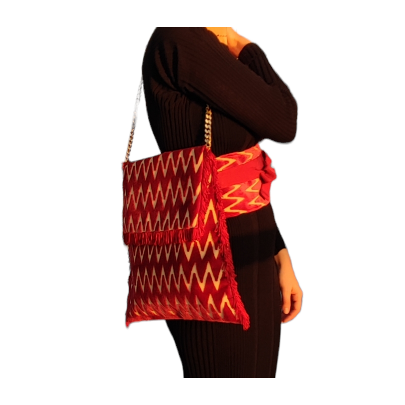 Сумка - Bag "ZigZag" velvet (Luigi... Сумка - Bag "ZigZag" velvet (Luigi...