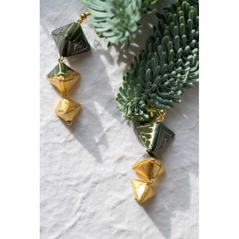 Iconic Gold Seihoukei earrings...