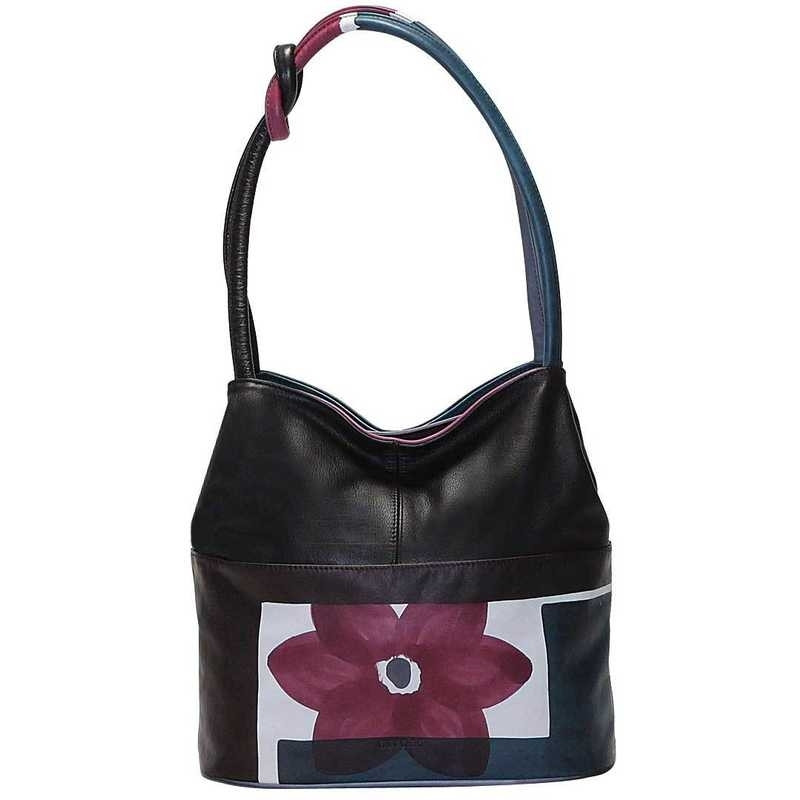 Natural Leather Handbag Acquerello