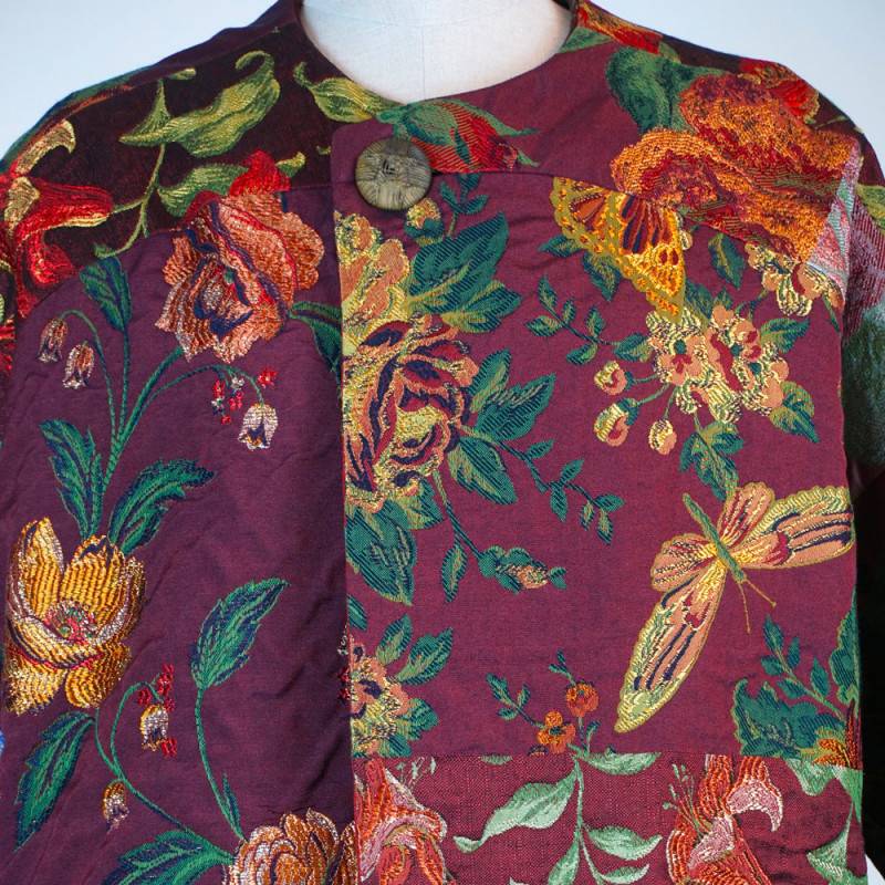Floral patchwork jacket