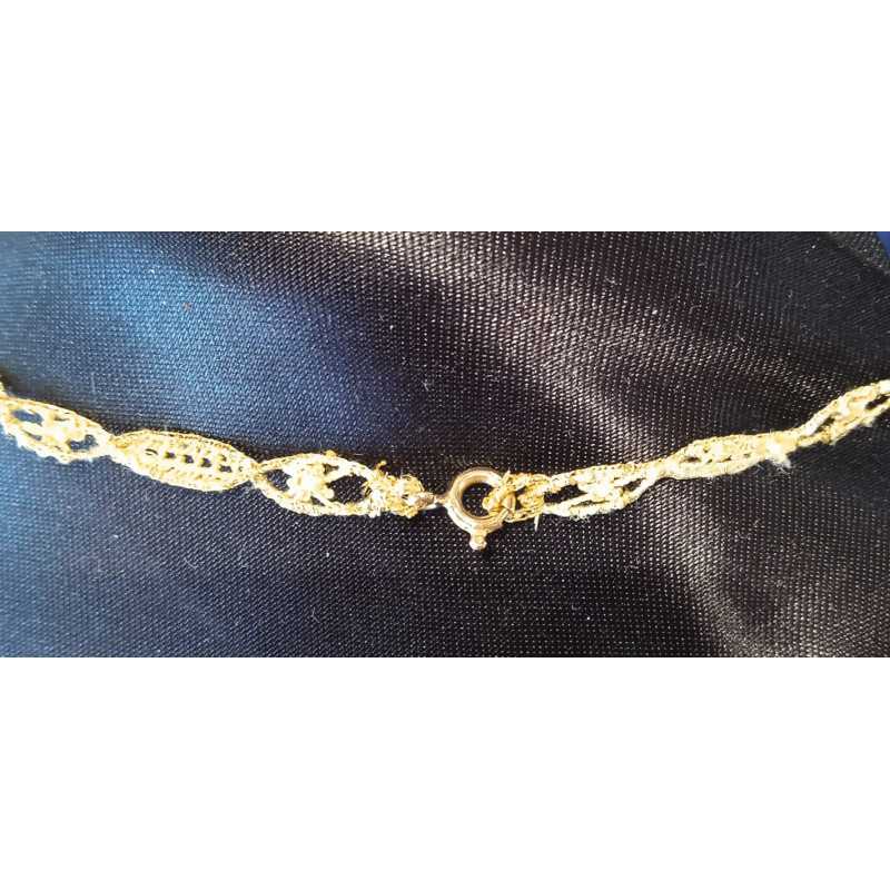 Collar de encaje de aguja de Burano Collar de encaje de aguja de Burano