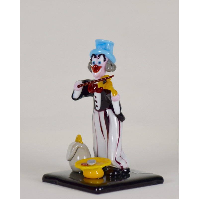 Clown con violino Clown con violino