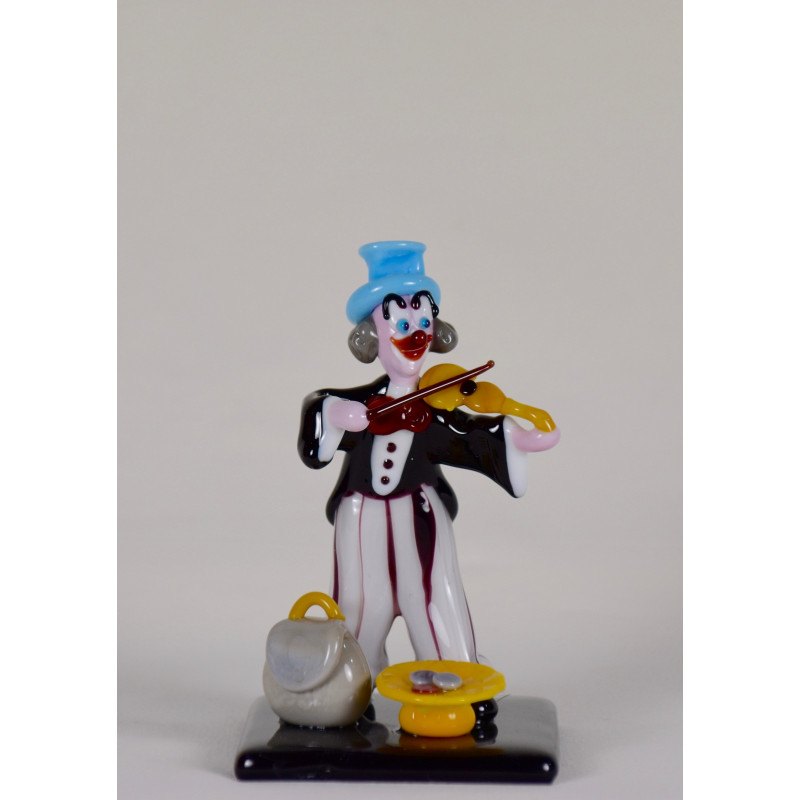 Clown with violin Clown with violin