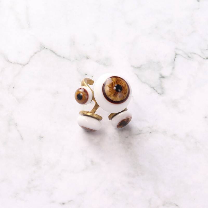 Statement ring "Eyes"