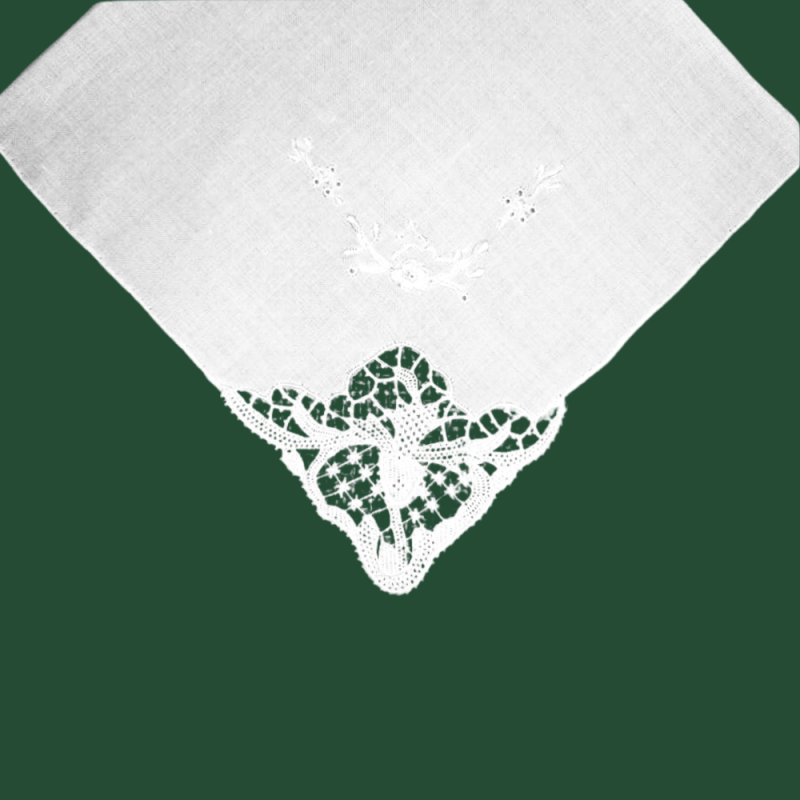 "Batista" cotton handkerchief with... "Batista" cotton handkerchief with...