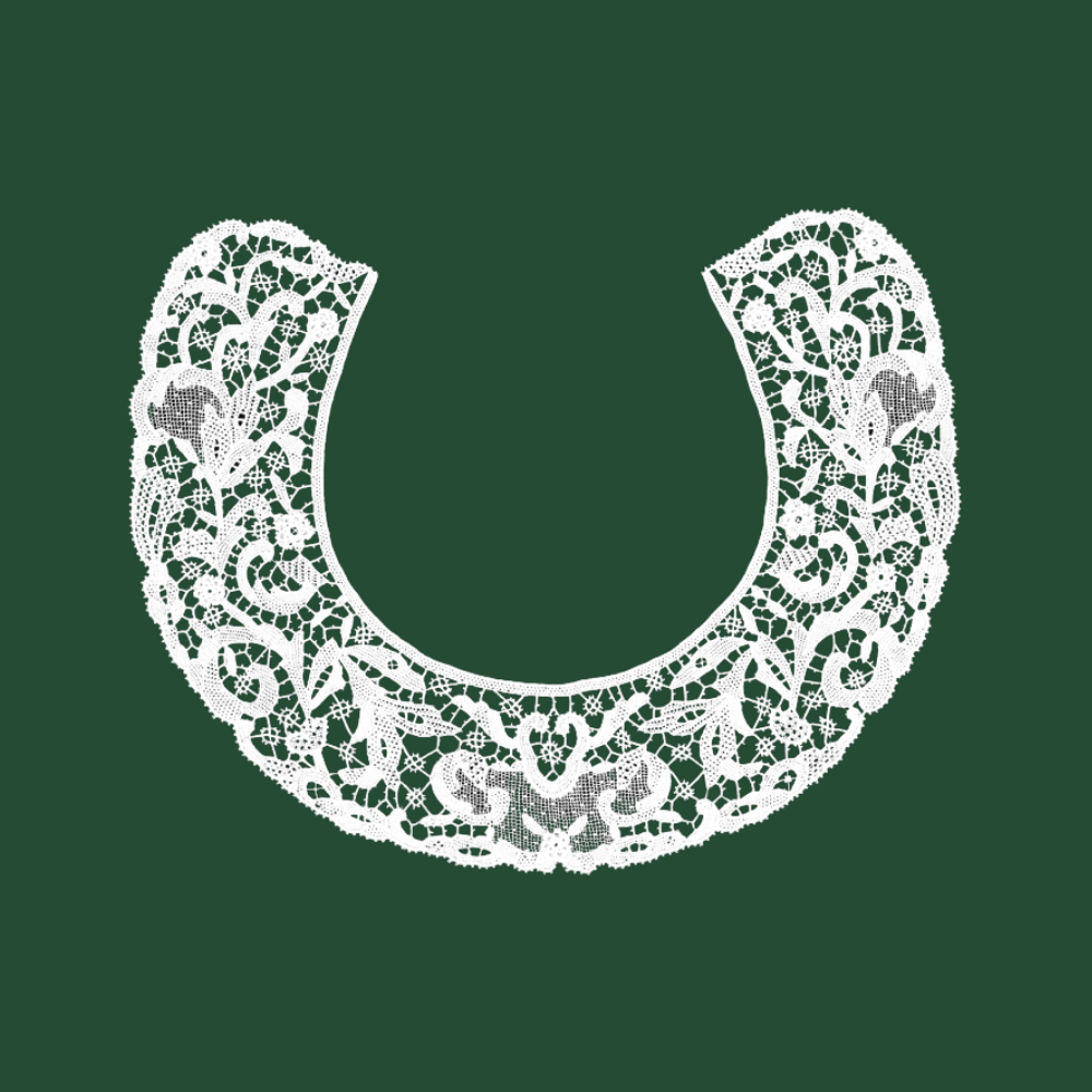 Cuello veneciano de algodón...