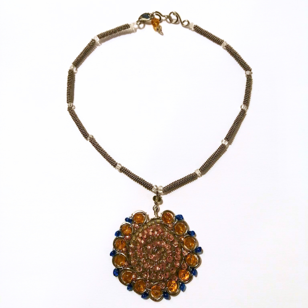 Necklace with Multicolor...