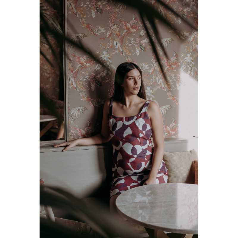 Conjunto "Gardenia" - color ciclamen Conjunto "Gardenia" - color ciclamen