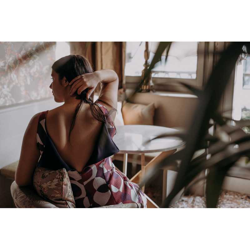 Conjunto "Gardenia" - color ciclamen Conjunto "Gardenia" - color ciclamen