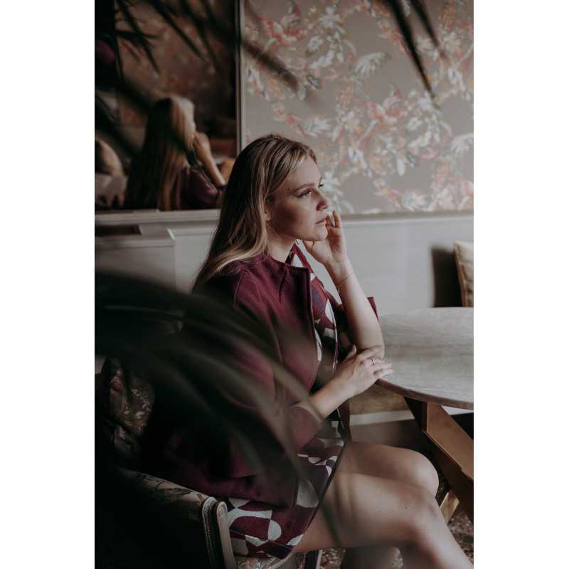 Conjunto "Gardenia" - color ciclamen Conjunto "Gardenia" - color ciclamen