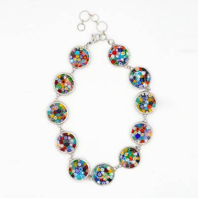 Collar millefiori