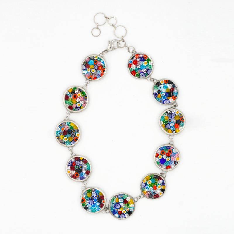 Collar millefiori