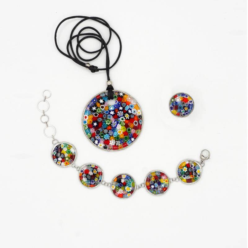 Parure millefiori Parure millefiori
