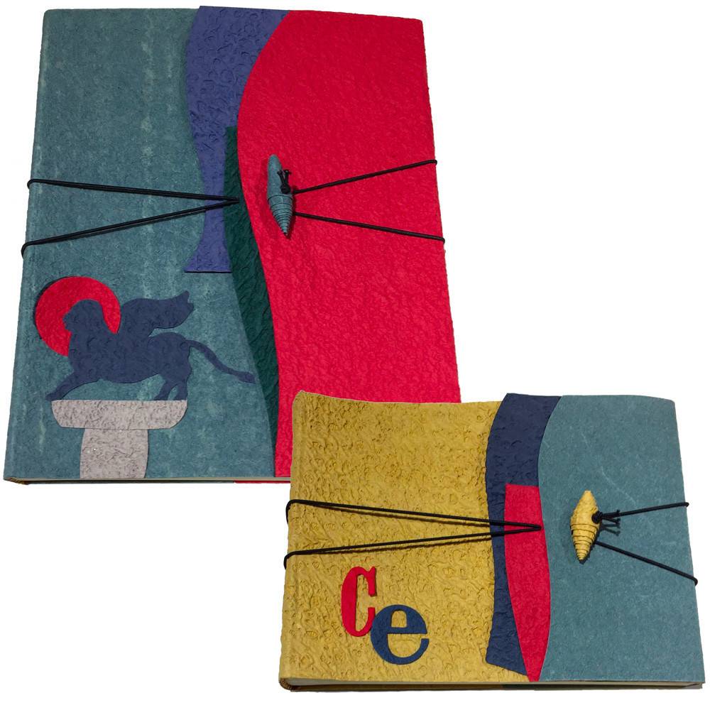 Пара альбомов из хлопковой...