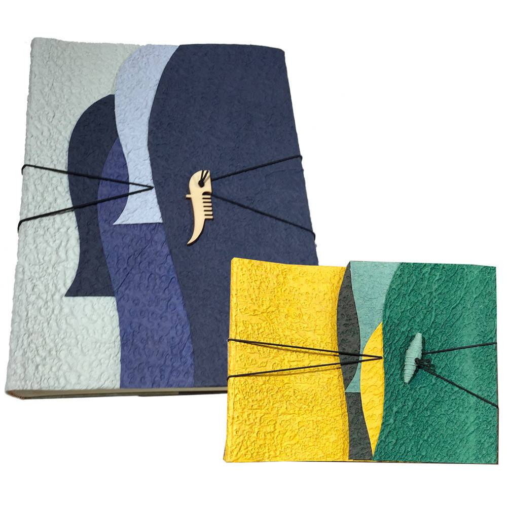 Пара альбомов из хлопковой...