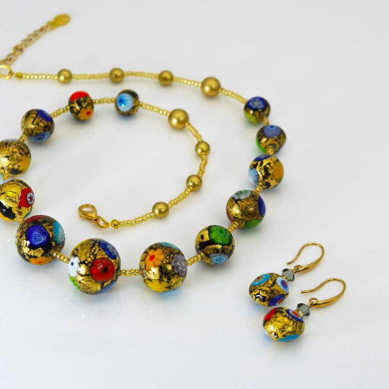 Klimt Juego Collar y pendientes Klimt Juego Collar y pendientes