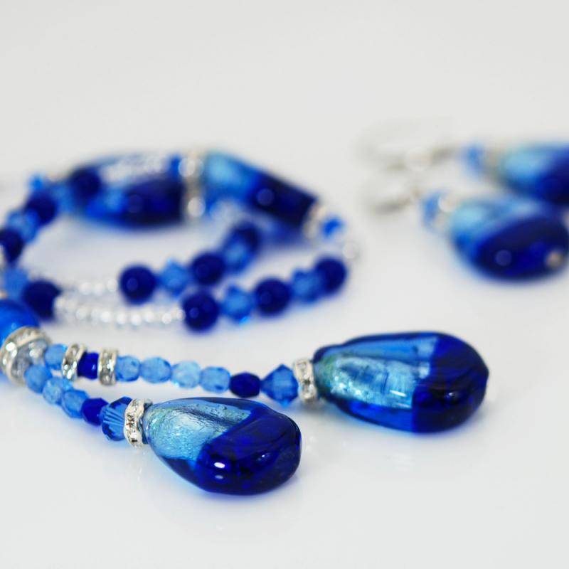 Canal, Satz Kette und Ohrringen Canal, Satz Kette und Ohrringen