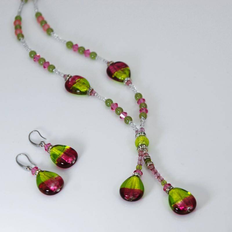 Canal, necklace and earrings set Canal, necklace and earrings set