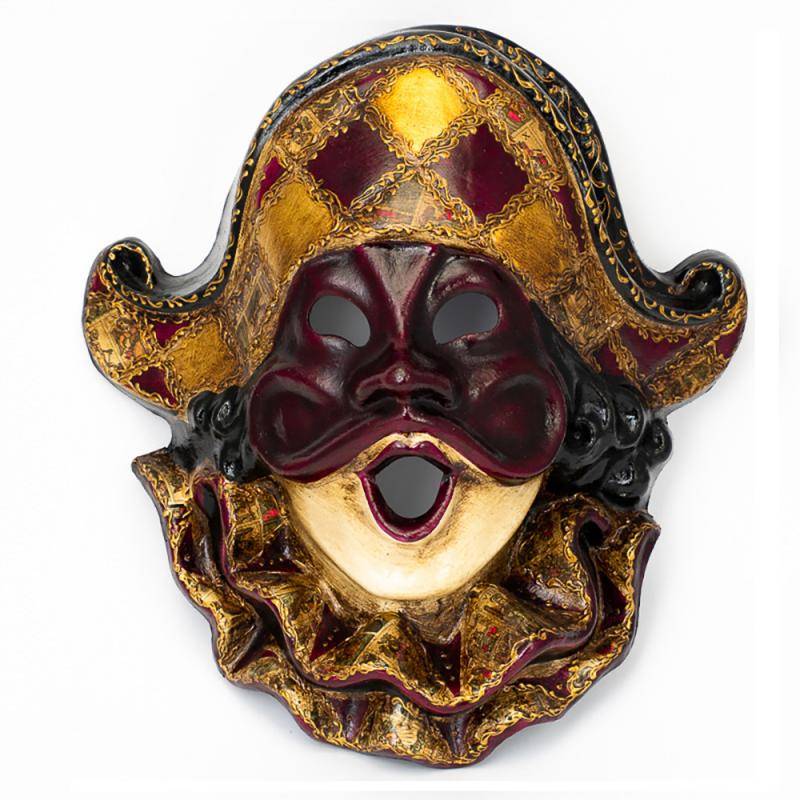 Decoupage lachender Harlekin Decoupage lachender Harlekin