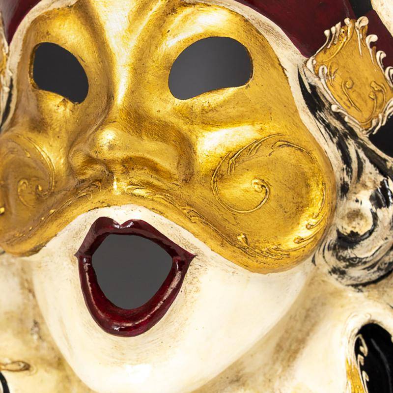 Arlequín sonriente Rojo y Negro Arlequín sonriente Rojo y Negro